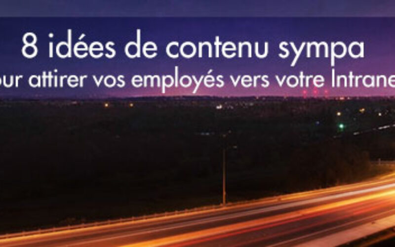 Idées de contenu intranet