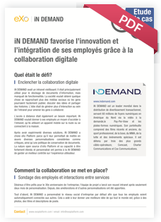 Etude de cas iN Demand